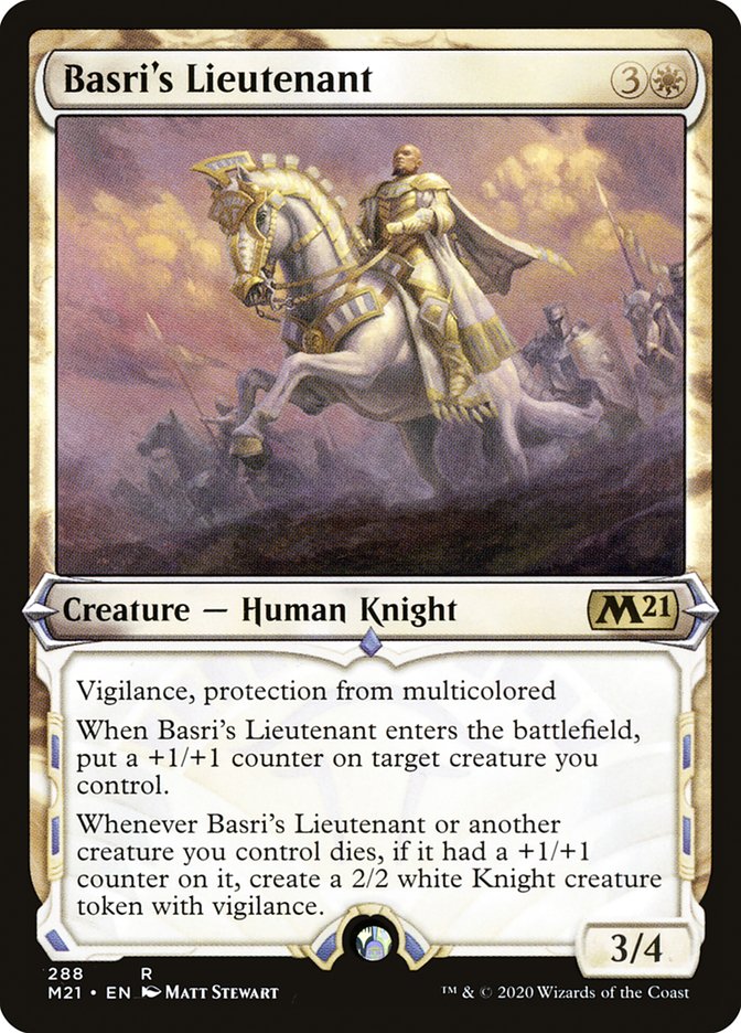 Basri's Lieutenant (Showcase) [Core Set 2021] | Dragon's Lair Comics and Fantasy Houston TX