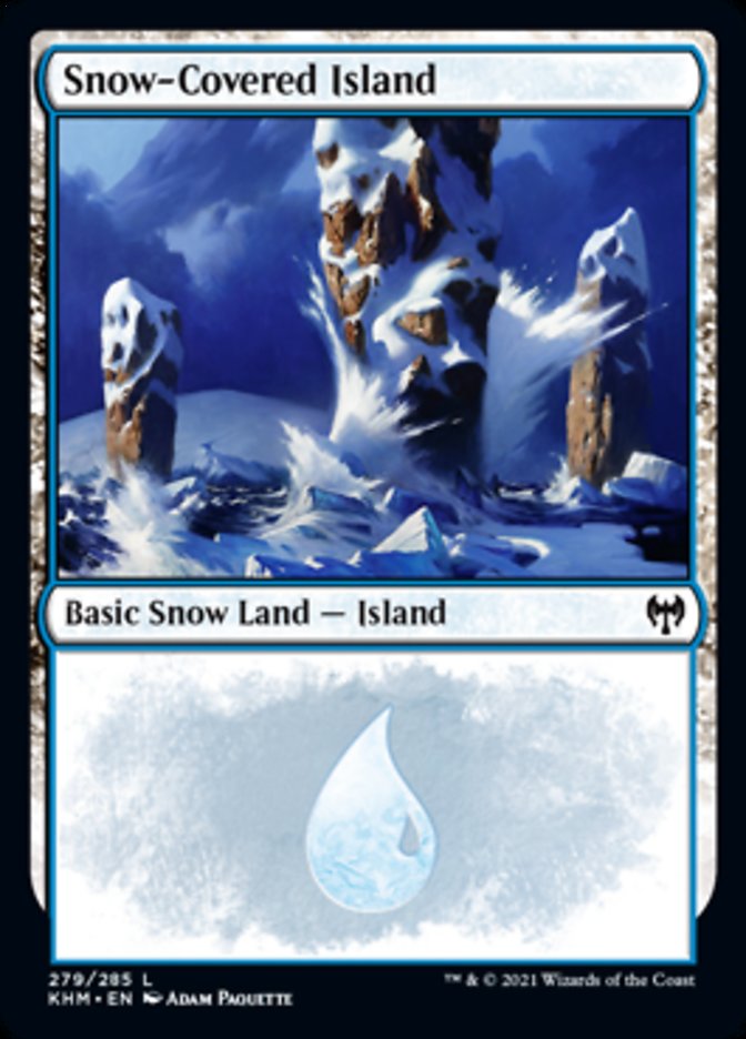 Snow-Covered Island (279) [Kaldheim] | Dragon's Lair Comics and Fantasy Houston TX