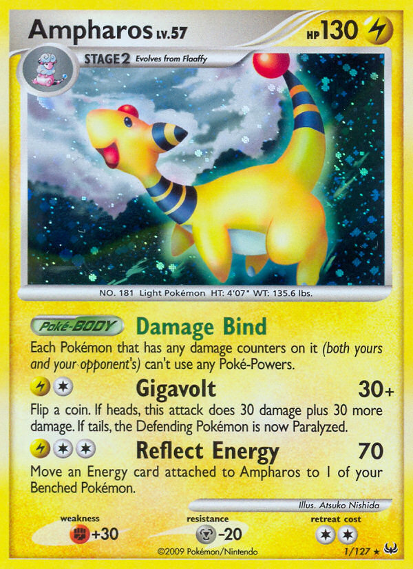 Ampharos (1/127) [Platinum: Base Set] | Dragon's Lair Comics and Fantasy Houston TX