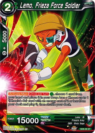 Lemo, Frieza Force Soldier (Starter Deck - Rising Broly) (SD8-06) [Destroyer Kings] | Dragon's Lair Comics and Fantasy Houston TX