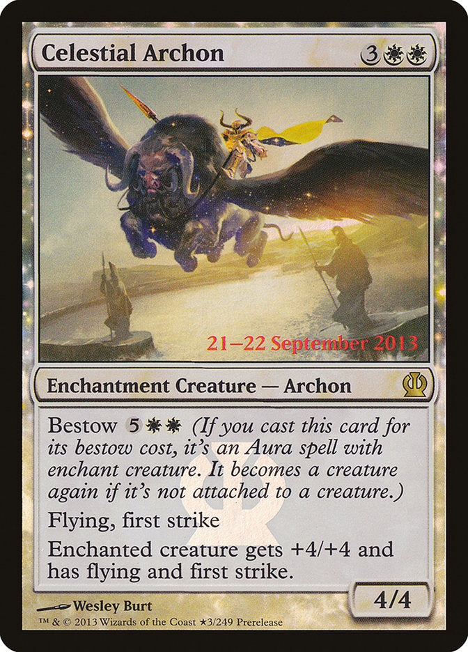 Celestial Archon [Theros Prerelease Promos] | Dragon's Lair Comics and Fantasy Houston TX