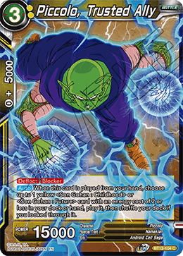 Piccolo, Trusted Ally (Common) (BT13-104) [Supreme Rivalry] | Dragon's Lair Comics and Fantasy Houston TX