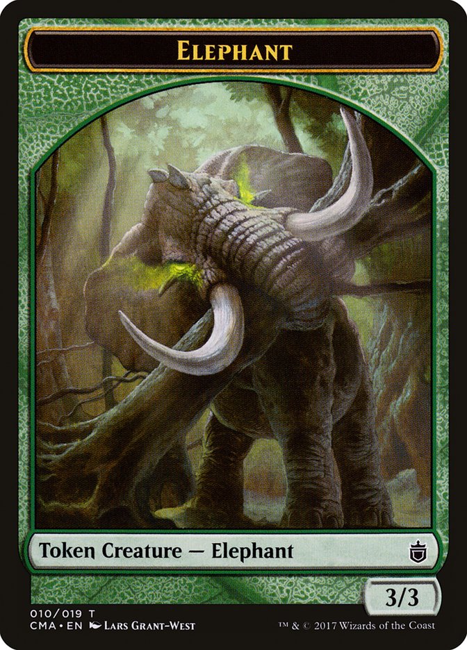 Elephant Token [Commander Anthology Tokens] | Dragon's Lair Comics and Fantasy Houston TX