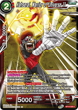 Kahseral, Warrior of Universe 11 (BT14-026) [Cross Spirits] | Dragon's Lair Comics and Fantasy Houston TX