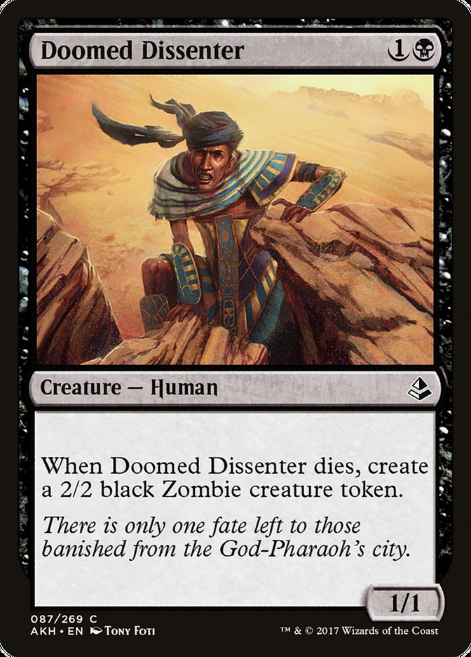 Doomed Dissenter [Amonkhet] | Dragon's Lair Comics and Fantasy Houston TX