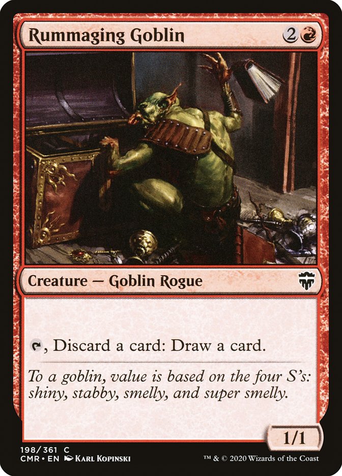 Rummaging Goblin [Commander Legends] | Dragon's Lair Comics and Fantasy Houston TX