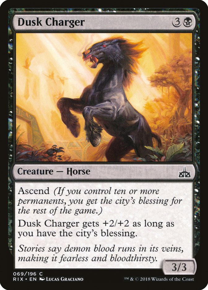 Dusk Charger [Rivals of Ixalan] | Dragon's Lair Comics and Fantasy Houston TX