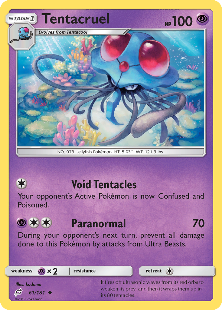 Tentacruel (61/181) [Sun & Moon: Team Up] | Dragon's Lair Comics and Fantasy Houston TX