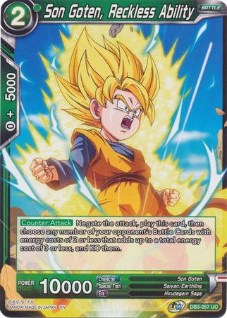 Son Goten, Reckless Ability (DB3-057) [Giant Force] | Dragon's Lair Comics and Fantasy Houston TX