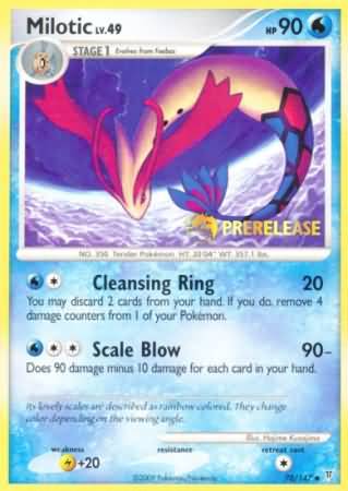 Milotic (70/147) (Prerelease Promo) [Nintendo: Black Star Promos] | Dragon's Lair Comics and Fantasy Houston TX