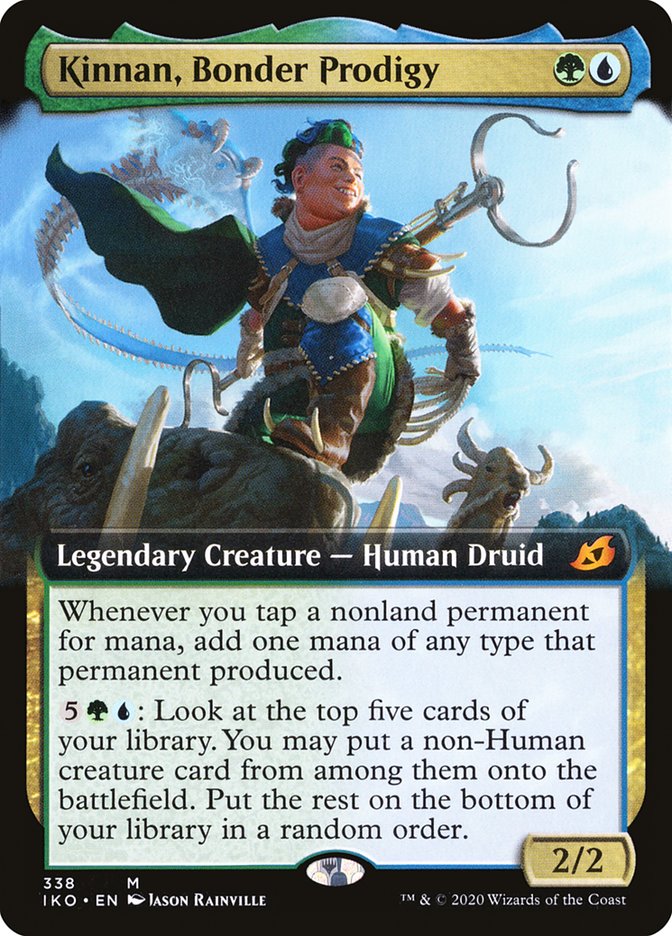 Kinnan, Bonder Prodigy (Extended Art) [Ikoria: Lair of Behemoths] | Dragon's Lair Comics and Fantasy Houston TX