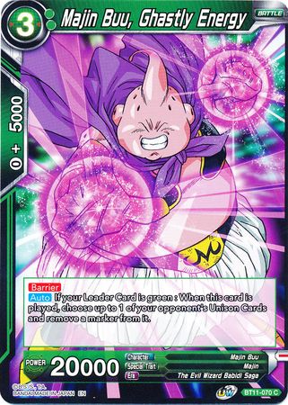 Majin Buu, Ghastly Energy (BT11-070) [Vermilion Bloodline] | Dragon's Lair Comics and Fantasy Houston TX