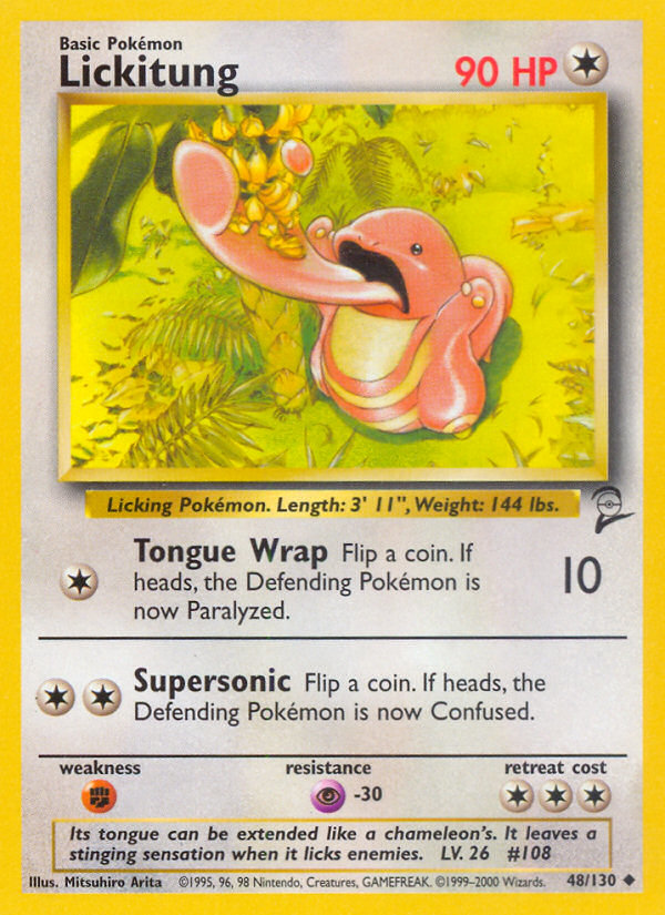 Lickitung (48/130) [Base Set 2] | Dragon's Lair Comics and Fantasy Houston TX