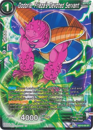 Dodoria, Frieza's Devoted Servant (Starter Deck - Clan Collusion) (SD13-05) [Rise of the Unison Warrior] | Dragon's Lair Comics and Fantasy Houston TX