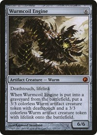 Wurmcoil Engine (Scars of Mirrodin) [Oversize Cards] | Dragon's Lair Comics and Fantasy Houston TX