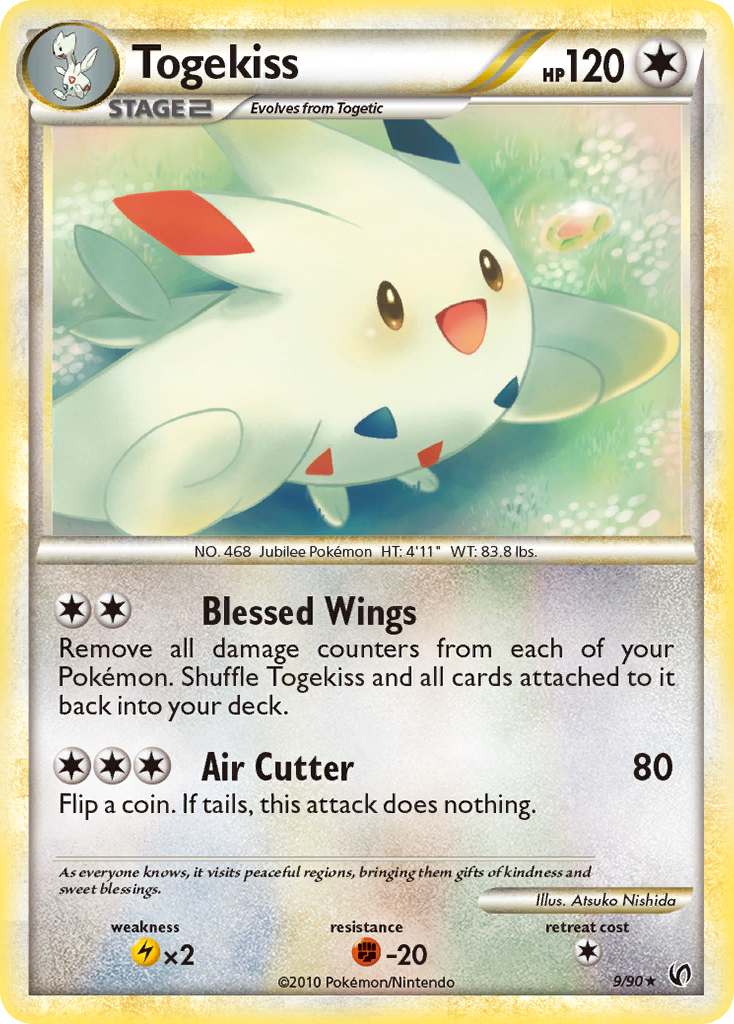 Togekiss (9/90) [HeartGold & SoulSilver: Undaunted] | Dragon's Lair Comics and Fantasy Houston TX