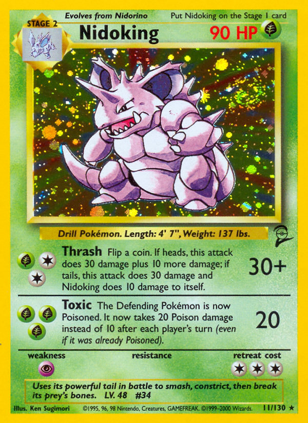 Nidoking (11/130) [Base Set 2] | Dragon's Lair Comics and Fantasy Houston TX