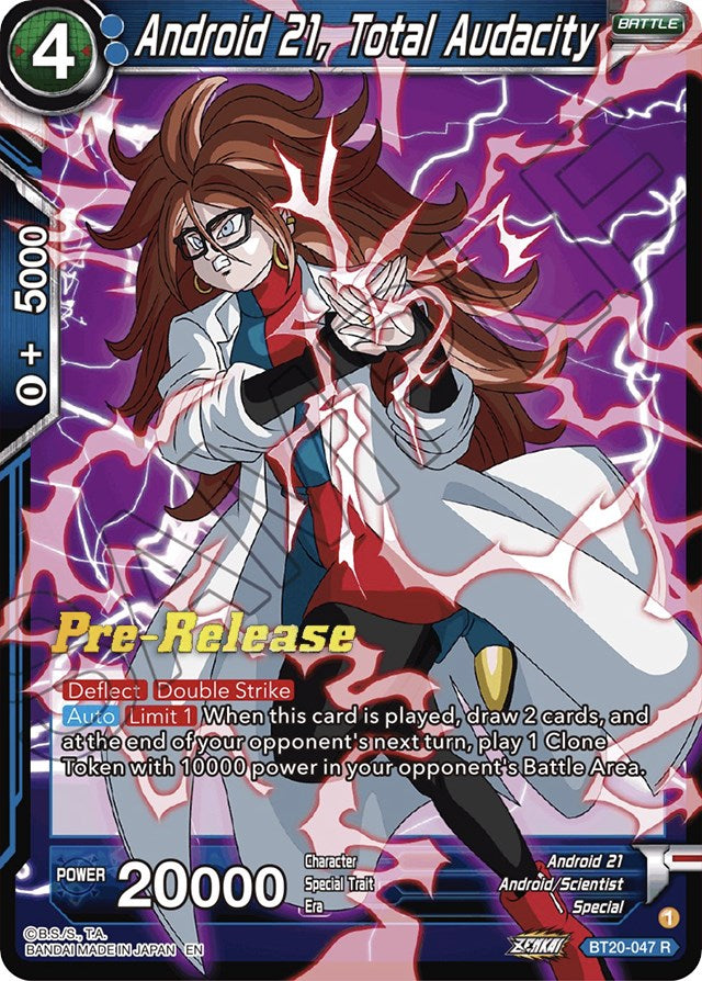 Android 21, Total Audacity (BT20-047) [Power Absorbed Prerelease Promos] | Dragon's Lair Comics and Fantasy Houston TX