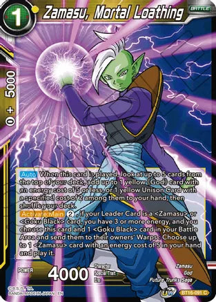 Zamasu, Mortal Loathing (BT16-091) [Realm of the Gods] | Dragon's Lair Comics and Fantasy Houston TX