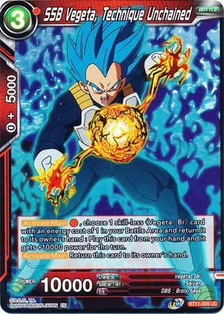 SSB Vegeta, Technique Unchained (BT11-009) [Vermilion Bloodline 2nd Edition] | Dragon's Lair Comics and Fantasy Houston TX