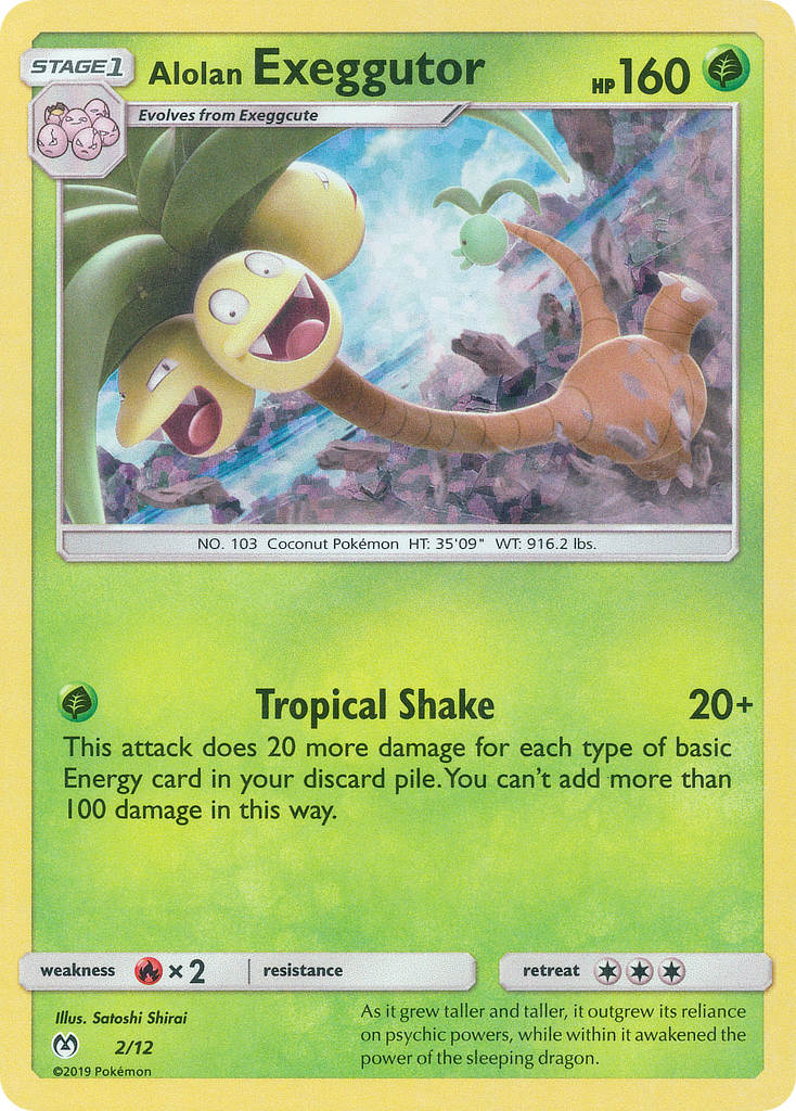 Alolan Exeggutor (2/12) [McDonald's Promos: 2019 Collection] | Dragon's Lair Comics and Fantasy Houston TX