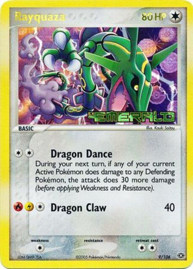 Rayquaza (9/106) (Stamped) [EX: Emerald] | Dragon's Lair Comics and Fantasy Houston TX