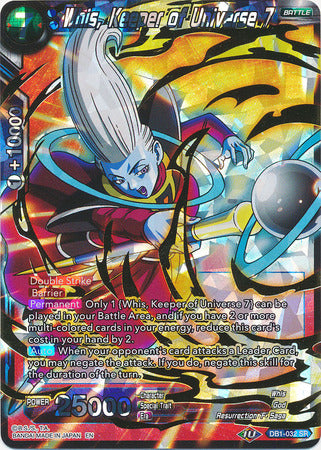 Whis, Keeper of Universe 7 (DB1-032) [Dragon Brawl] | Dragon's Lair Comics and Fantasy Houston TX