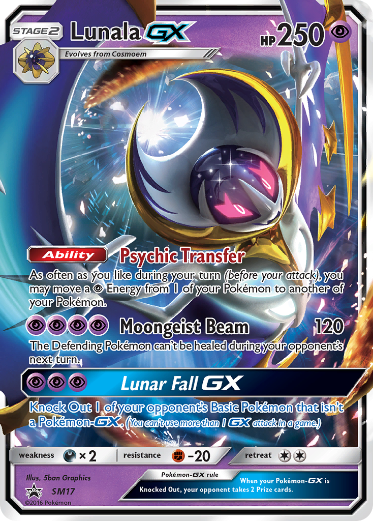 Lunala GX (SM17) [Sun & Moon: Black Star Promos] | Dragon's Lair Comics and Fantasy Houston TX