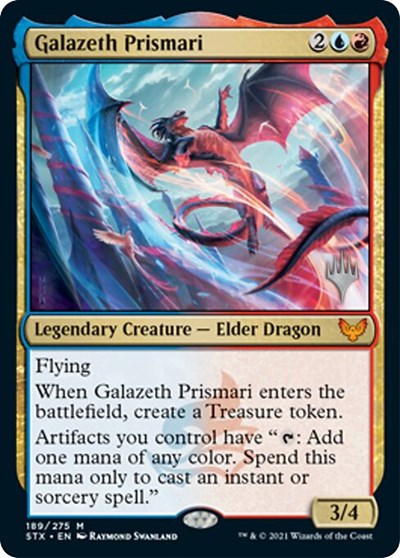 Galazeth Prismari (Promo Pack) [Strixhaven: School of Mages Promos] | Dragon's Lair Comics and Fantasy Houston TX