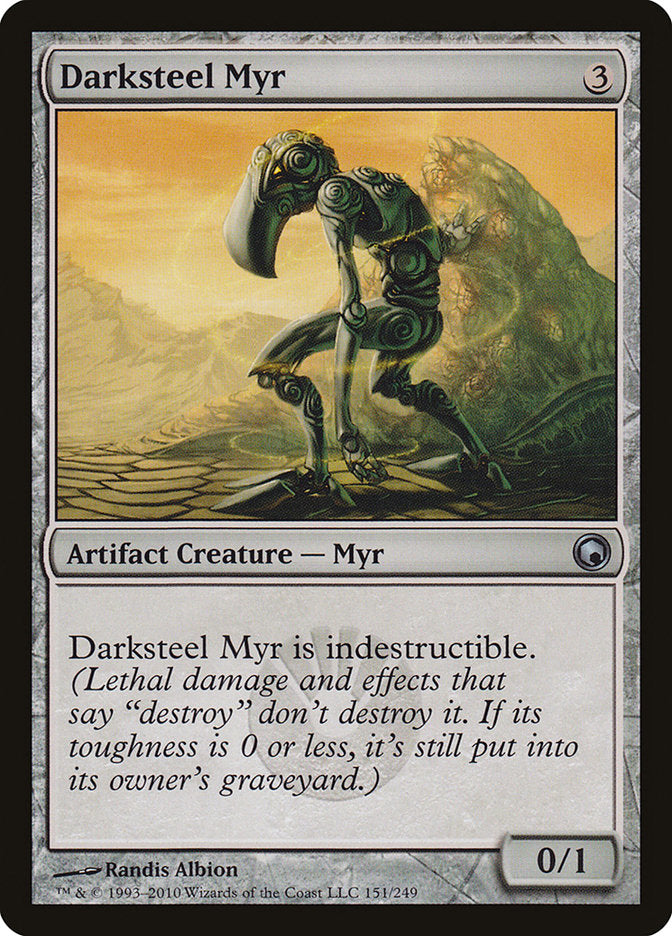 Darksteel Myr [Scars of Mirrodin] | Dragon's Lair Comics and Fantasy Houston TX