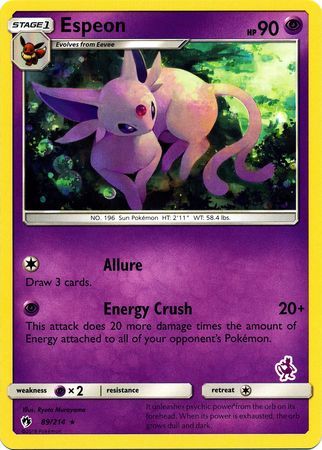 Espeon (89/214) (Mewtwo Deck) [Battle Academy 2020] | Dragon's Lair Comics and Fantasy Houston TX