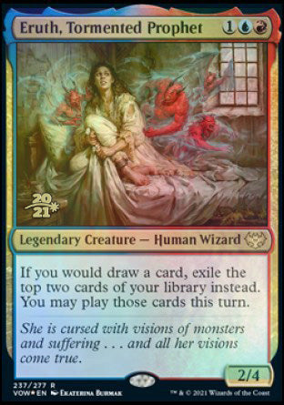 Eruth, Tormented Prophet [Innistrad: Crimson Vow Prerelease Promos] | Dragon's Lair Comics and Fantasy Houston TX