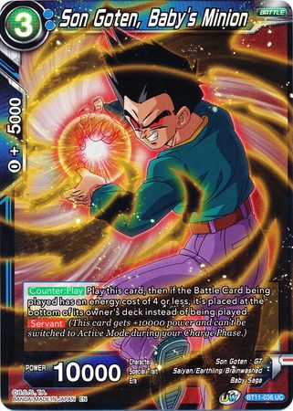 Son Goten, Baby's Minion (BT11-036) [Vermilion Bloodline 2nd Edition] | Dragon's Lair Comics and Fantasy Houston TX