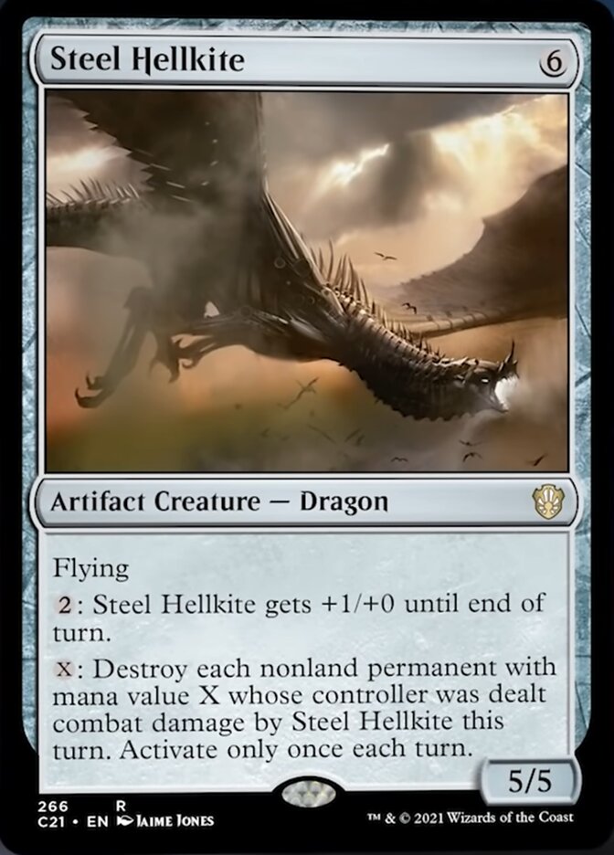 Steel Hellkite [Commander 2021] | Dragon's Lair Comics and Fantasy Houston TX
