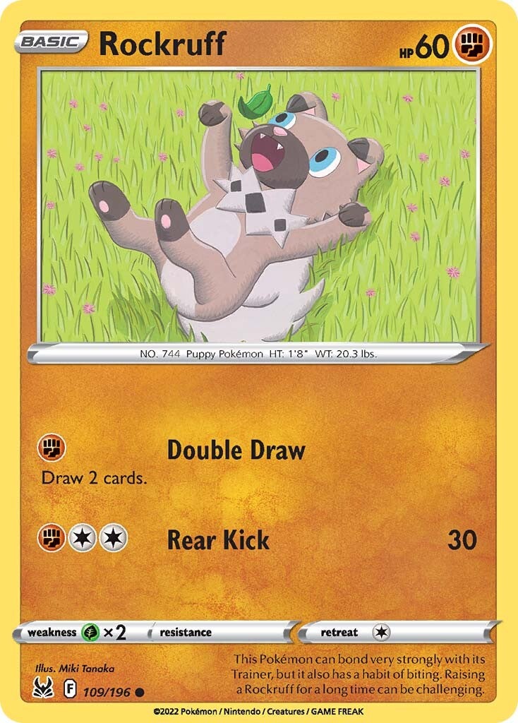 Rockruff (109/196) [Sword & Shield: Lost Origin] | Dragon's Lair Comics and Fantasy Houston TX