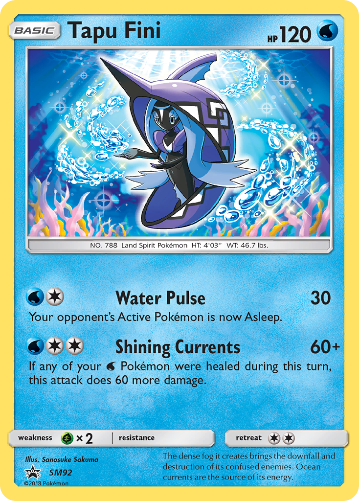 Tapu Fini (SM92) [Sun & Moon: Black Star Promos] | Dragon's Lair Comics and Fantasy Houston TX