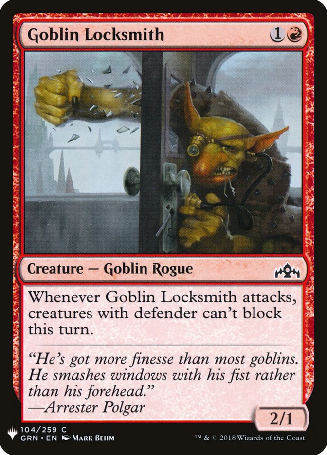 Goblin Locksmith [Mystery Booster] | Dragon's Lair Comics and Fantasy Houston TX