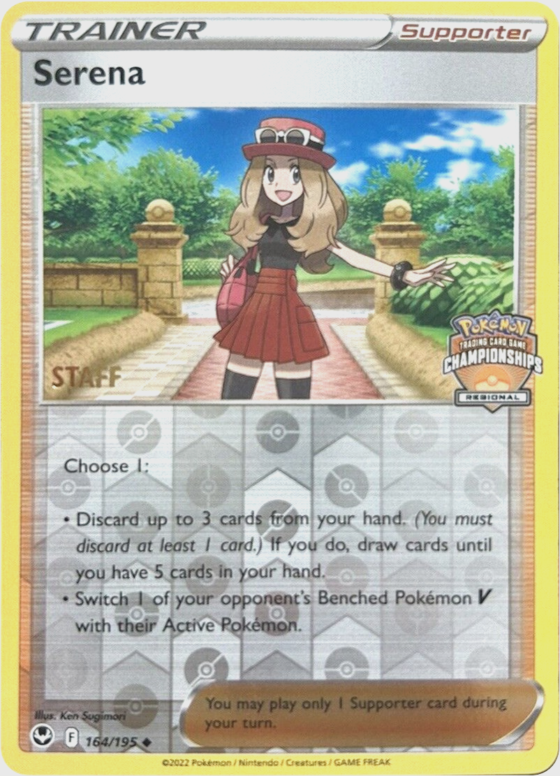 Serena (164/195) (Staff Regional Championships) [League & Championship Cards] | Dragon's Lair Comics and Fantasy Houston TX