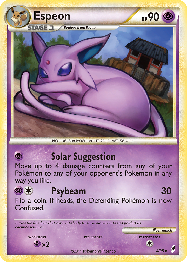 Espeon (4/95) [HeartGold & SoulSilver: Call of Legends] | Dragon's Lair Comics and Fantasy Houston TX