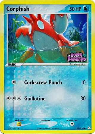 Corphish (62/110) (Stamped) [EX: Holon Phantoms] | Dragon's Lair Comics and Fantasy Houston TX