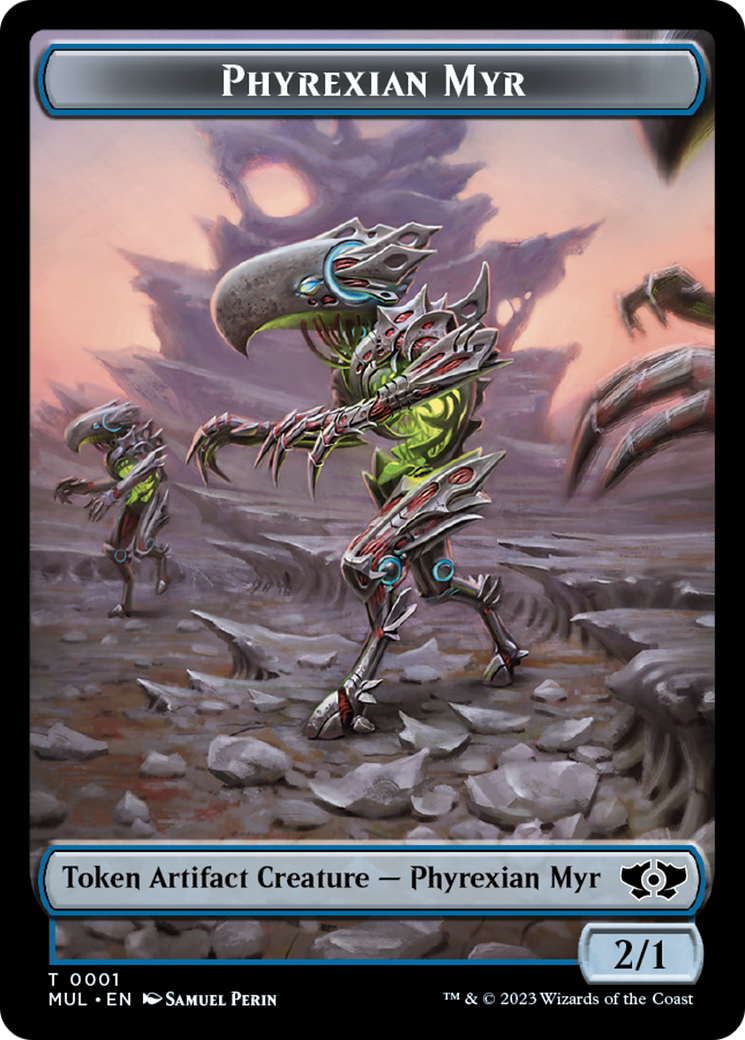 Phyrexian Myr Token [Multiverse Legends Tokens] | Dragon's Lair Comics and Fantasy Houston TX