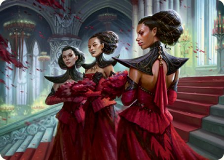 Olivia's Attendants Art Card [Innistrad: Crimson Vow Art Series] | Dragon's Lair Comics and Fantasy Houston TX