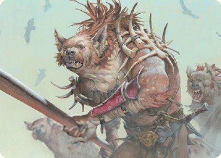 Gnoll Art Card [Dungeons & Dragons: Adventures in the Forgotten Realms Art Series] | Dragon's Lair Comics and Fantasy Houston TX