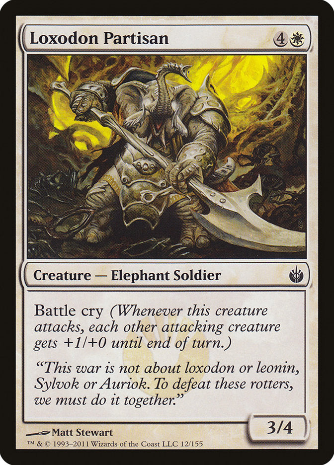 Loxodon Partisan [Mirrodin Besieged] | Dragon's Lair Comics and Fantasy Houston TX