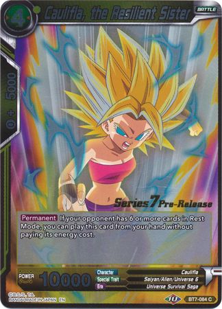 Caulifla, the Resilient Sister (BT7-084_PR) [Assault of the Saiyans Prerelease Promos] | Dragon's Lair Comics and Fantasy Houston TX