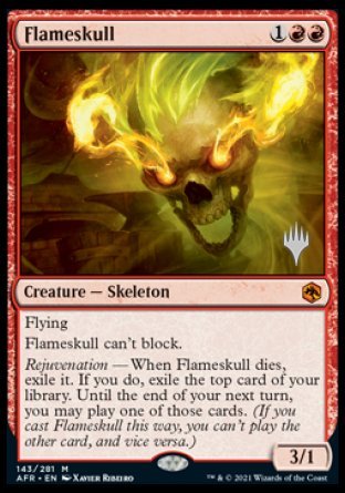 Flameskull (Promo Pack) [Dungeons & Dragons: Adventures in the Forgotten Realms Promos] | Dragon's Lair Comics and Fantasy Houston TX