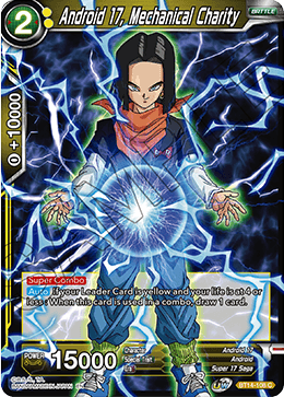 Android 17, Mechanical Charity (BT14-108) [Cross Spirits] | Dragon's Lair Comics and Fantasy Houston TX