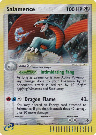 Salamence (19/97) (League Promo 2004) [League & Championship Cards] | Dragon's Lair Comics and Fantasy Houston TX