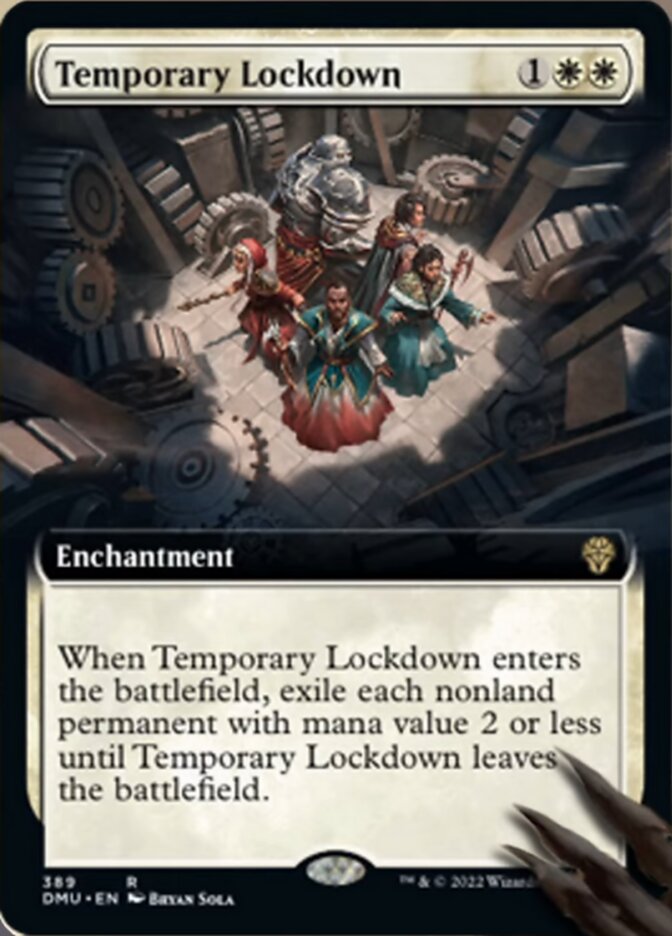 Temporary Lockdown (Extended Art) [Dominaria United] | Dragon's Lair Comics and Fantasy Houston TX