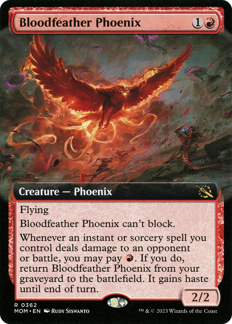 Bloodfeather Phoenix (Extended Art) [March of the Machine] | Dragon's Lair Comics and Fantasy Houston TX